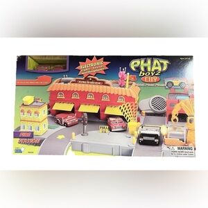Vintage Phat Boyz City Fire Station Playset Car New Y2K 2003 Toy Toys Rare